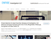 Tablet Screenshot of empireinv.com